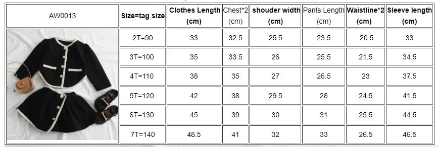 Girl's  2-6Y Girl's Plaid Vest Dress Retro Outwear Coat 3 Pcs Outfit