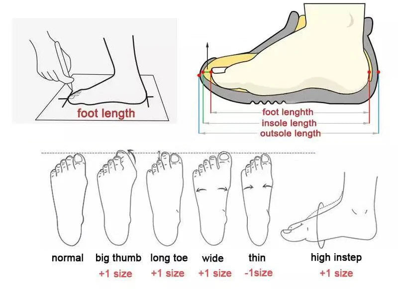 High-Top Platform Sneakers - Men's Thick-Sole Running Shoes