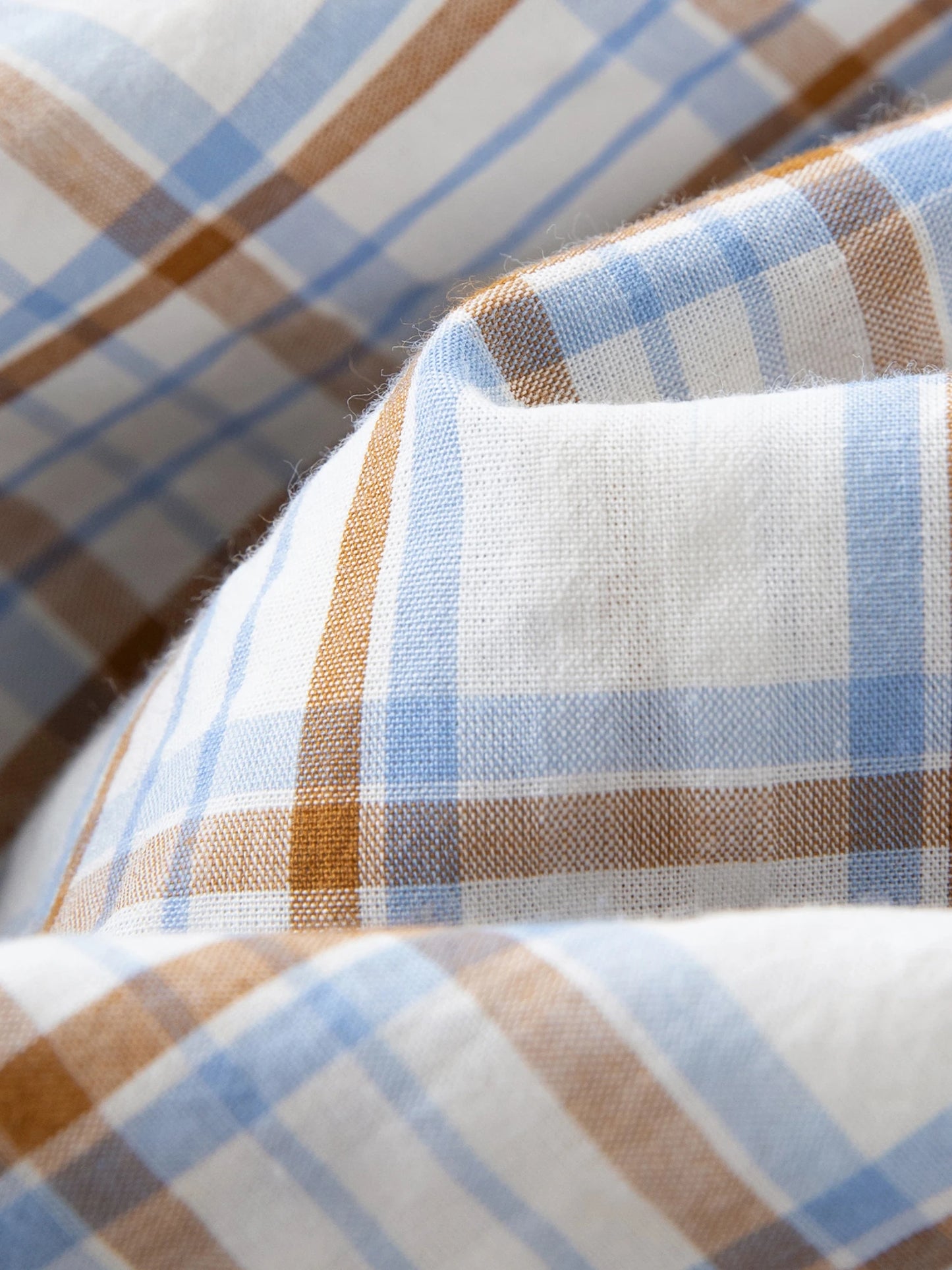 Plus Size Plaid Collar Shirt - Drawstring Pocketed Casual Top