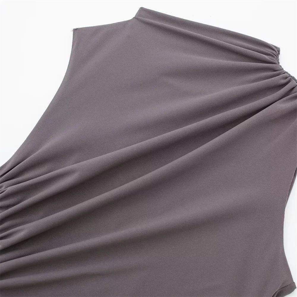 Pleated Maxi Dress