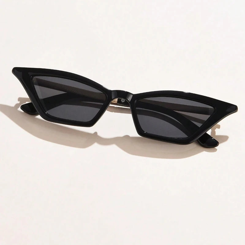 Women's 4pcs Square Triangle Cat Eye Anti UV Sunglasses UV400