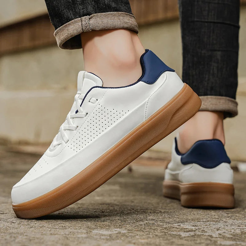 Men's Versatile Casual Sneakers - Lace-Up Running Sports Trainers