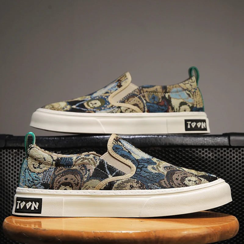 Men's Casual Slip-on Canvas Shoes