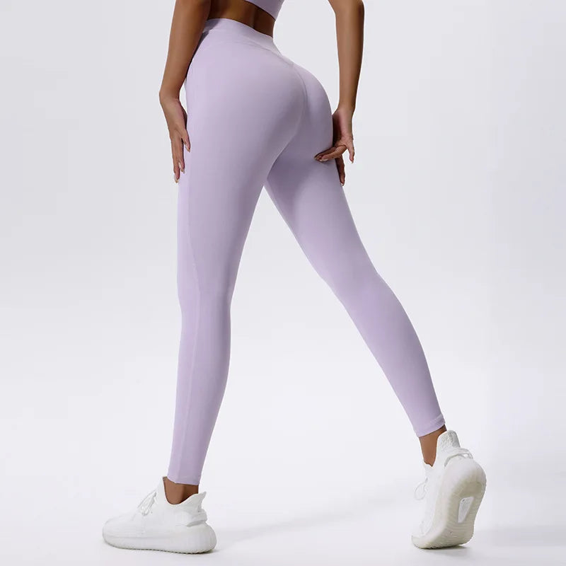 Women's High Waist Sports Leggings Slim Fit Super Stretch Yoga Pants  Butt Lift Workout Tights Gym Clothes Sportswear