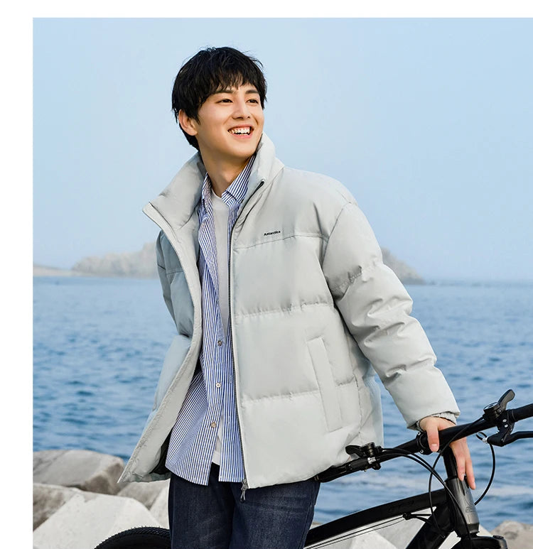 Unisex Windproof Waterproof Puffer Jacket - Winter Cold-Proof Outerwear