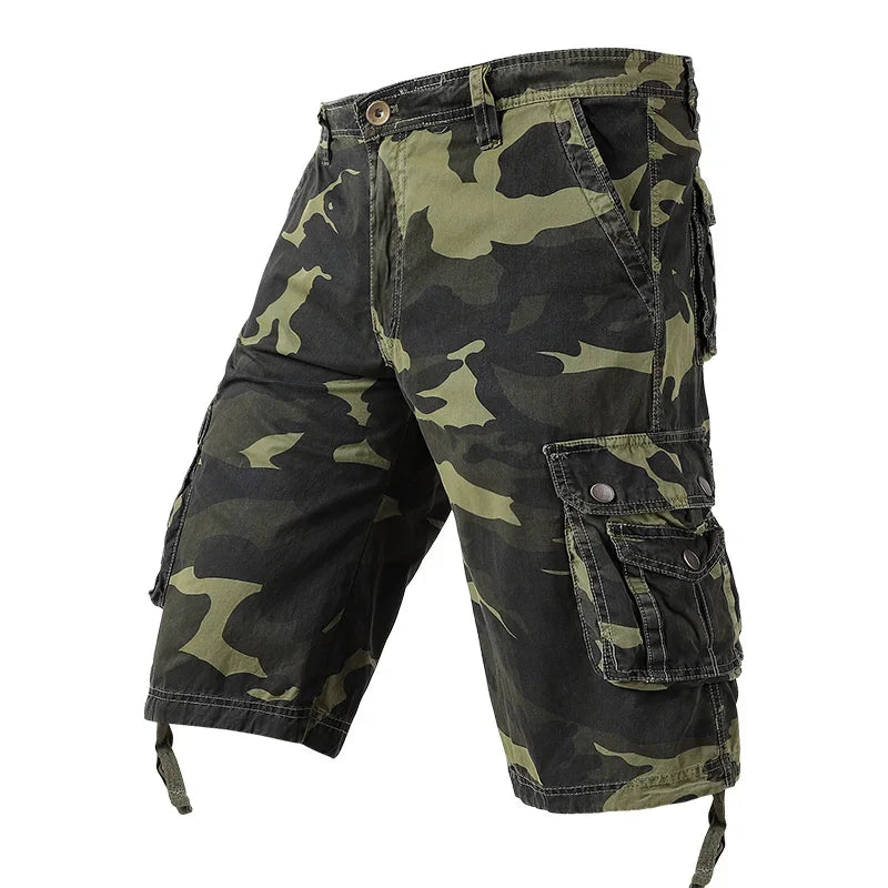Men's Summer Camouflage Cargo Cotton Military  Casual Shorts