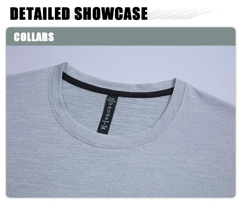 Men's Sports Fitness Short Sleeve Gym Compression Workout Casual Quick Dry Muscle Fit T-Shirt
