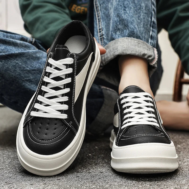 Men's Casual Sneakers - Personalized Design Skateboard Running Trainers