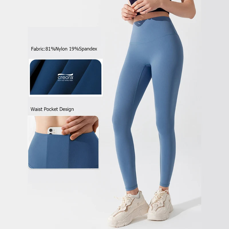 Women's Buttery Soft Yoga Pants High Waist Sports Leggings Slim Fit Super stretch Workout Running Tights Sportswear