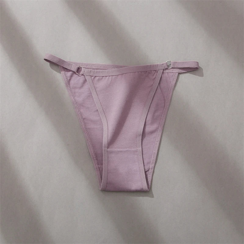 Women's Cotton Briefs Low Waist Seamless Underwear  Bikini Breathable Lingerie