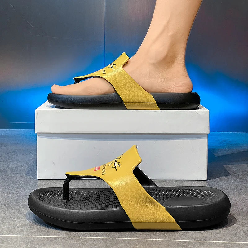 Men's  Summer Flip Flops EVA Platform Outdoor Breathable Sandals Clogs Waterproof Beach Slippers Slides