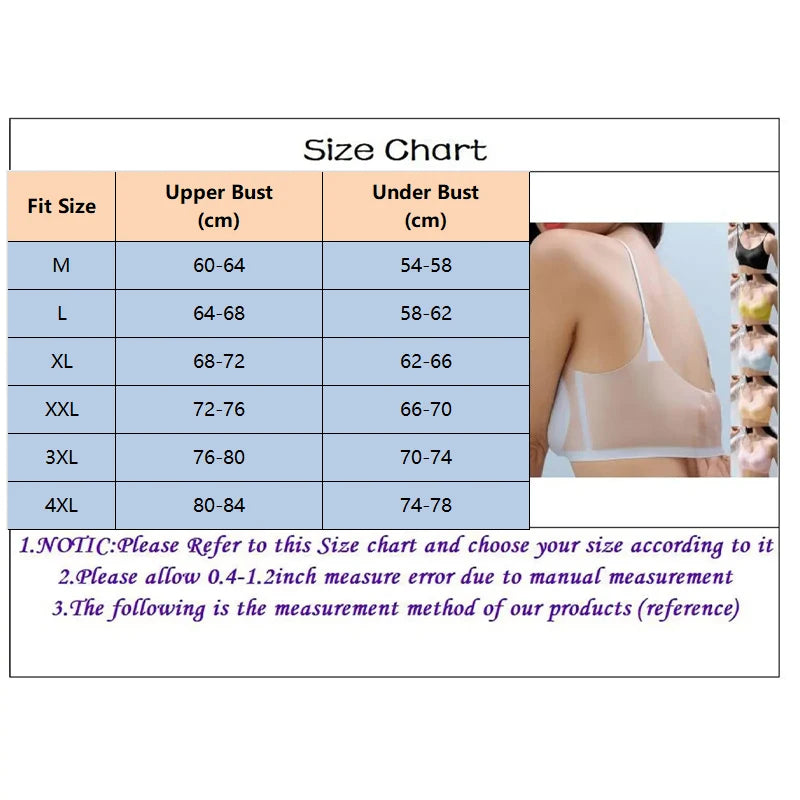 Women's Seamless Wireless Bralette 2-Pack - Ultra-Thin Ice Silk Breathable Vest