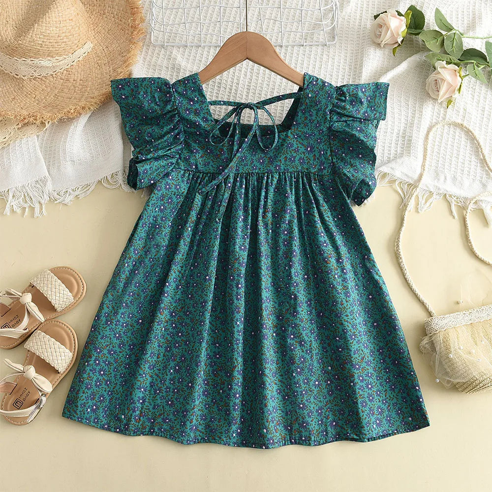 Kids Girls Summer Lace Dress