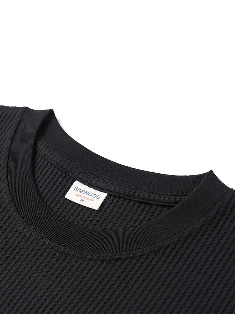 Men's Quick-Dry Sports T-Shirt - 200gsm Waffle Texture Athletic Top