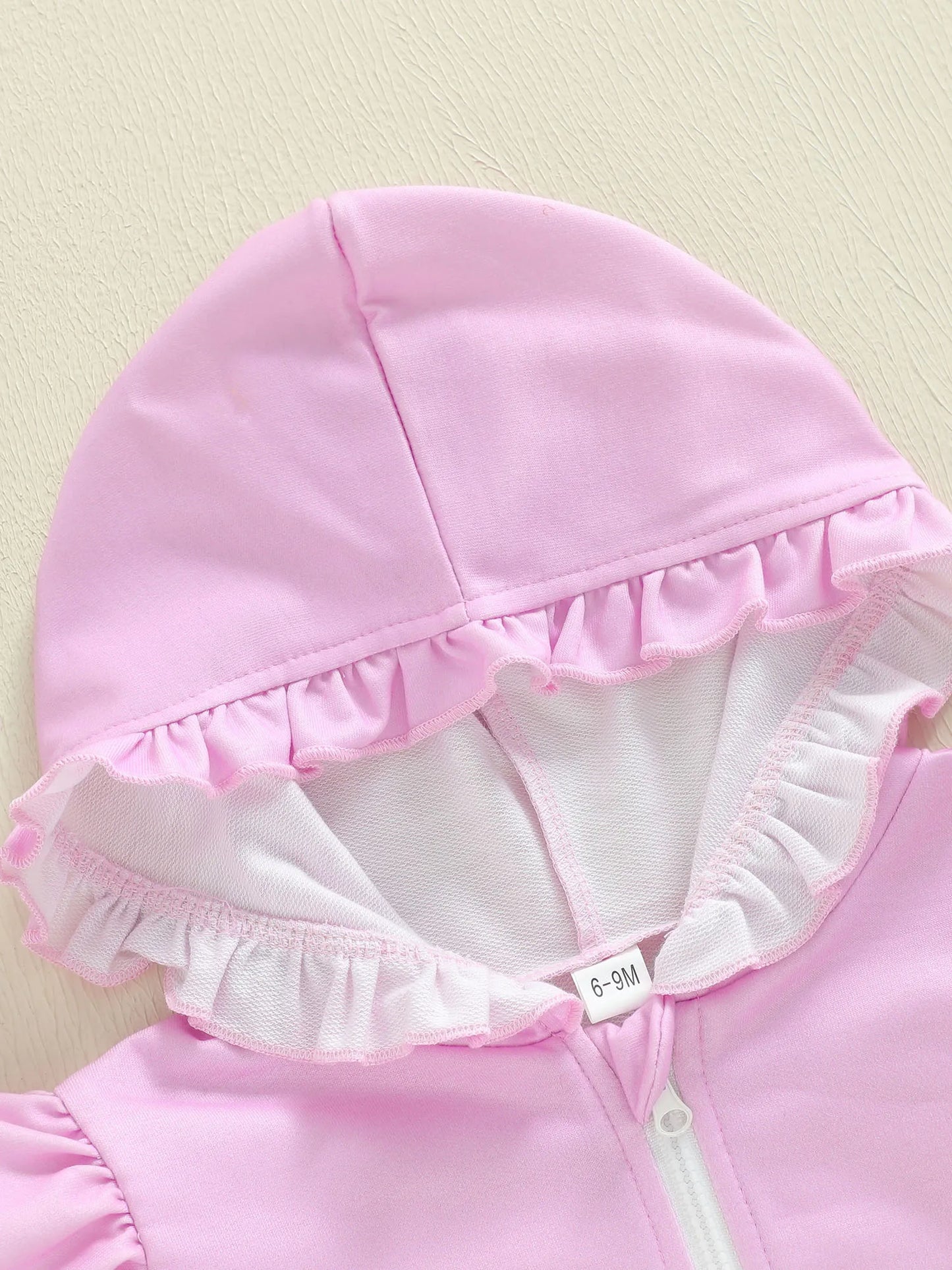 Toddler Girls Hooded Jacket - Goose Print Long Sleeve Coat