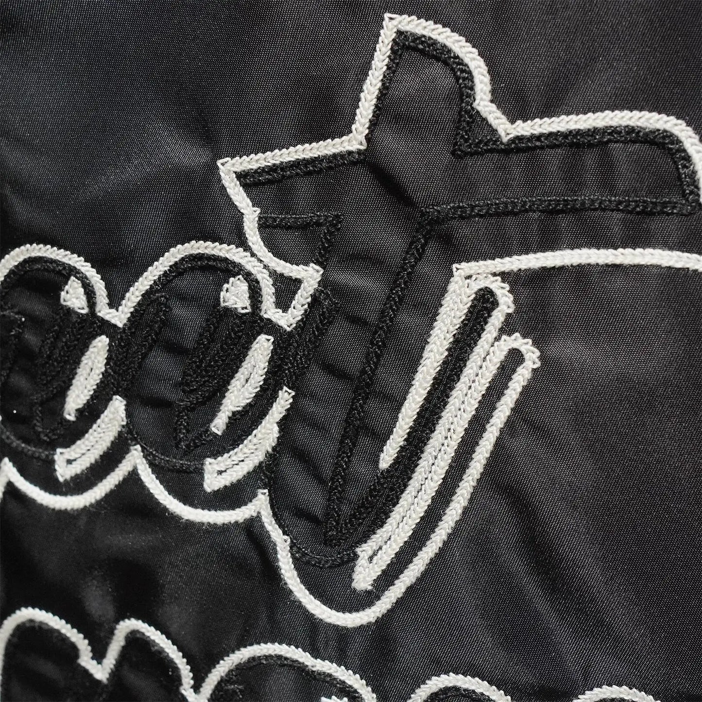 Men's Bomber Jacket - Embroidered Patchwork Baseball Style