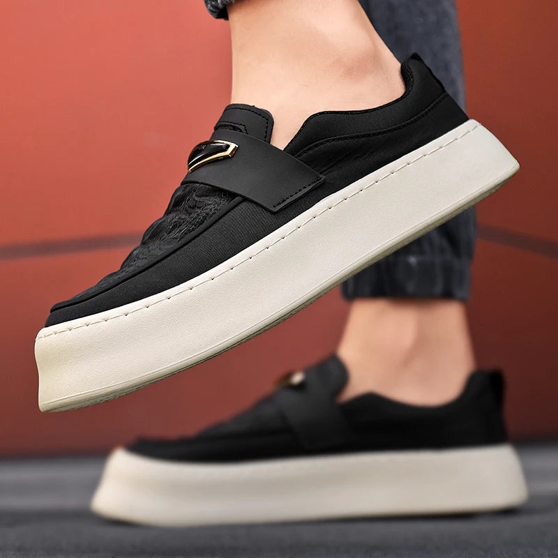 Men's Comfortable High Quality Soft Sneaker Flat Slip On Shoes