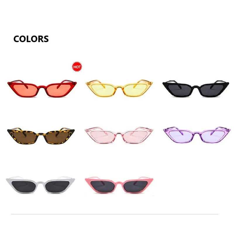 Women's Small Vintage Cat Eye Sunglasses