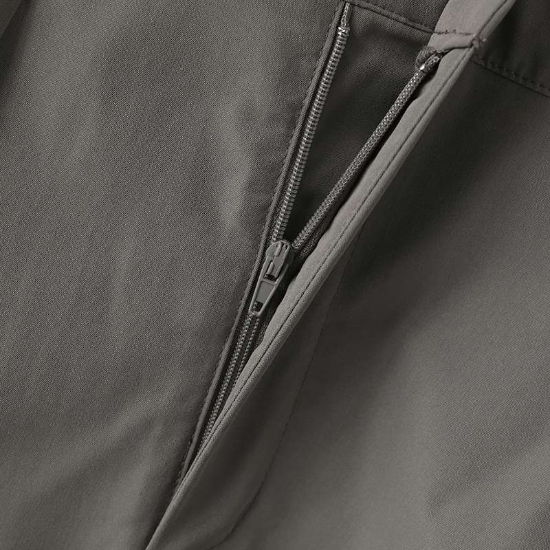Men's Lapel Long Sleeve Pockets Jumpsuit With Belt S-5XL