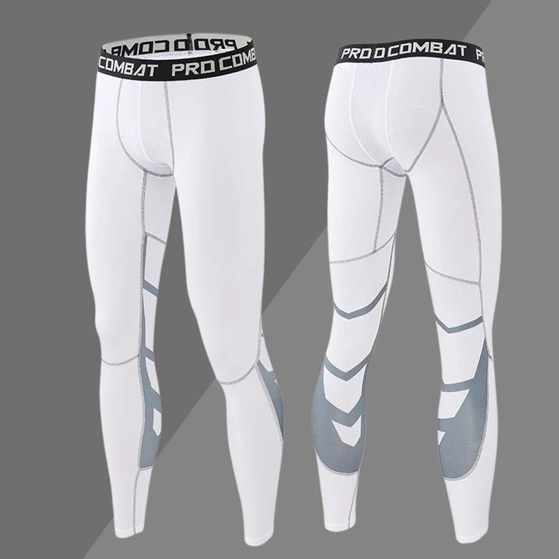 Men's Compression Sweatpants Tights Sport Pants for Gym Fitness Running Joggings Workout Trousers Dry Fit Leggings