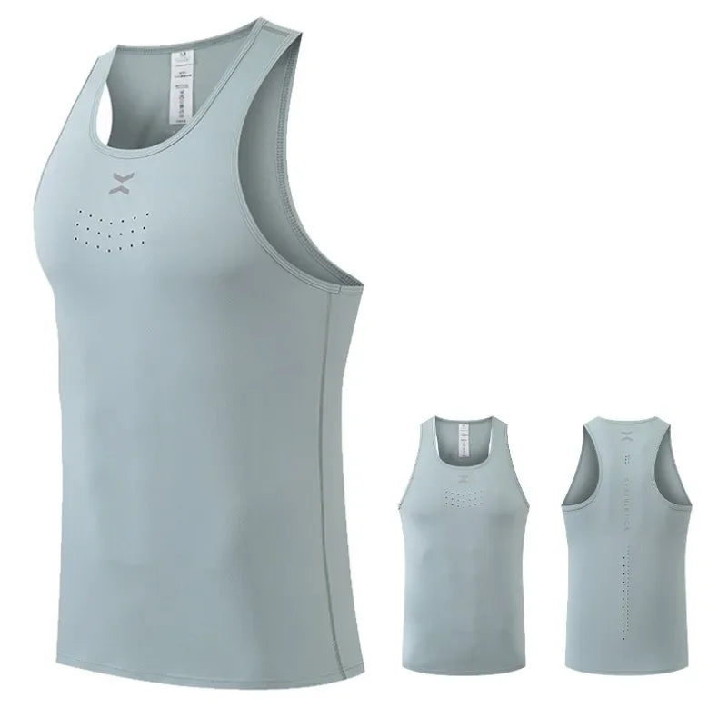 Men's Summer Sleeveless Tank Top Sportswear Gym Sports Vest