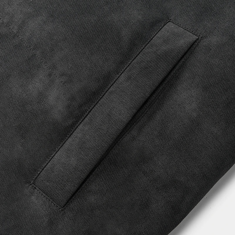 Men's Tie-Dye Down Jacket - Stand Collar Loose Fit Winter Streetwear Coat