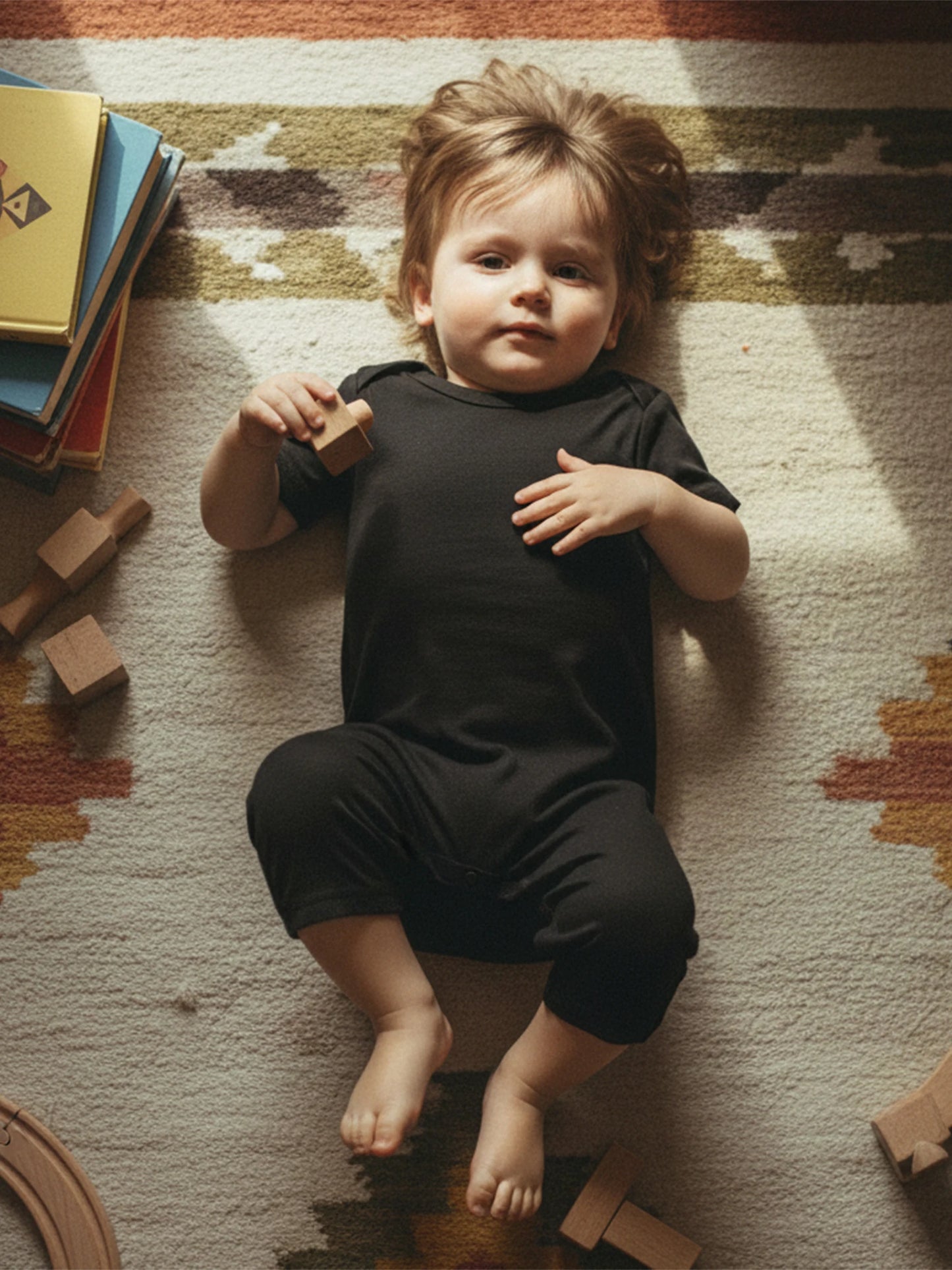 Baby Summer Romper 3-Pack - Solid Color Short Sleeve Jumpsuits