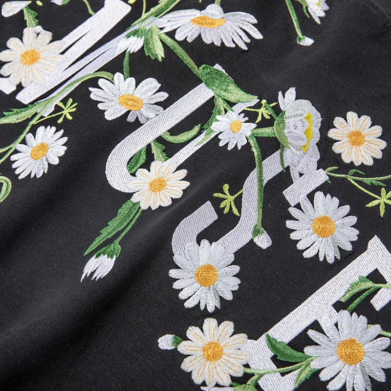 Embroidered Floral T-Shirt