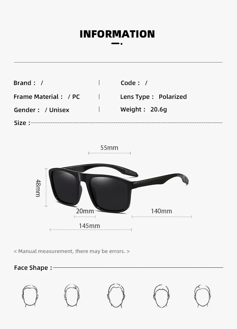 Vintage Polarized Sunglasses - Luxury Designer Style for Men & Women
