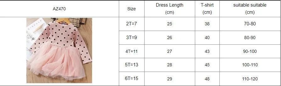 Girls' Lace Tulle Princess Dress – Long Sleeve Party & Wedding Dress