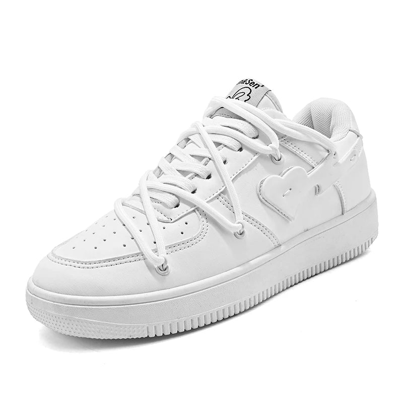 Men's Casual Creative Heart Tennis Sport Running Skateboard  Sneakers Walking Jogging Trainers
