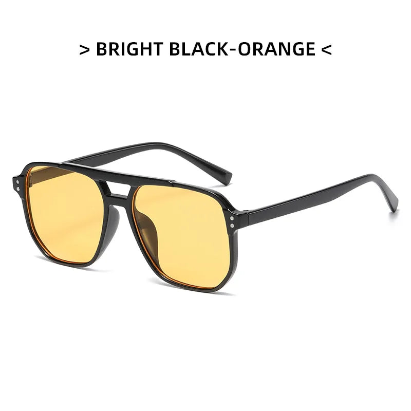 Men's Retro Plastics Frame UV400