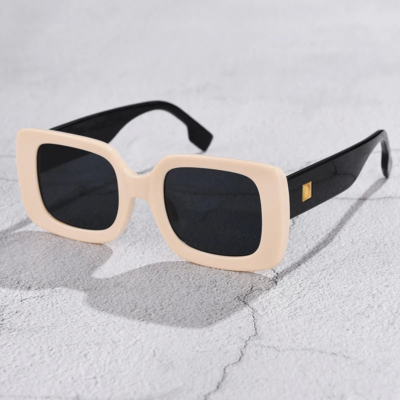 Women's 1/4pcs Set Fashion Small Rectangle Sunglasses  UV400
