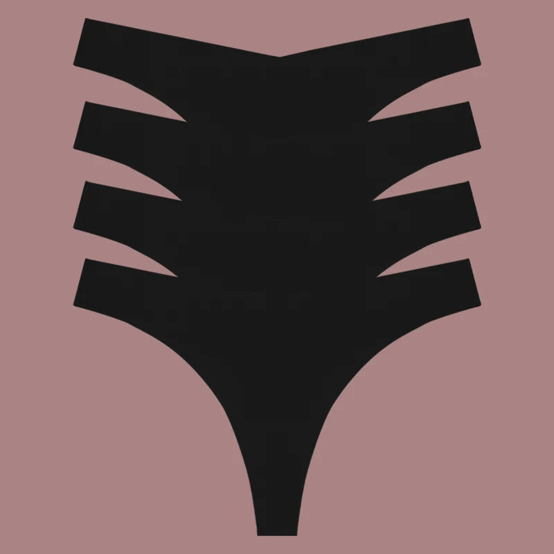 Ice Silk Seamless Thongs 4-Pack