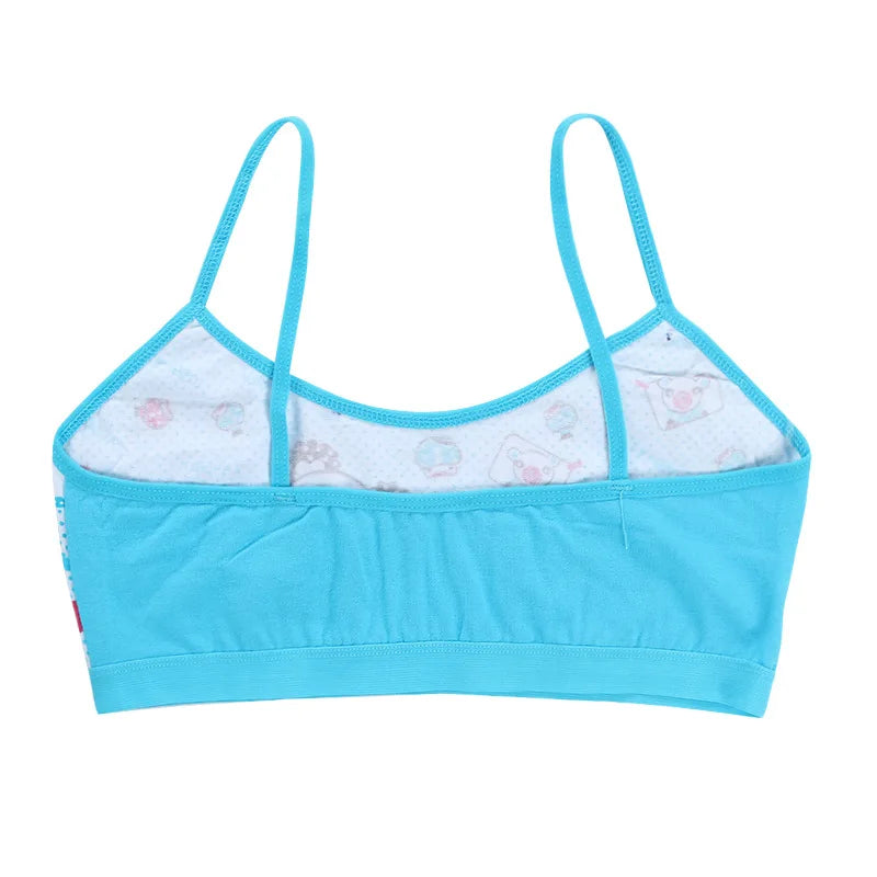 3pcs Girls Vest Bras One Size(7-14Y)