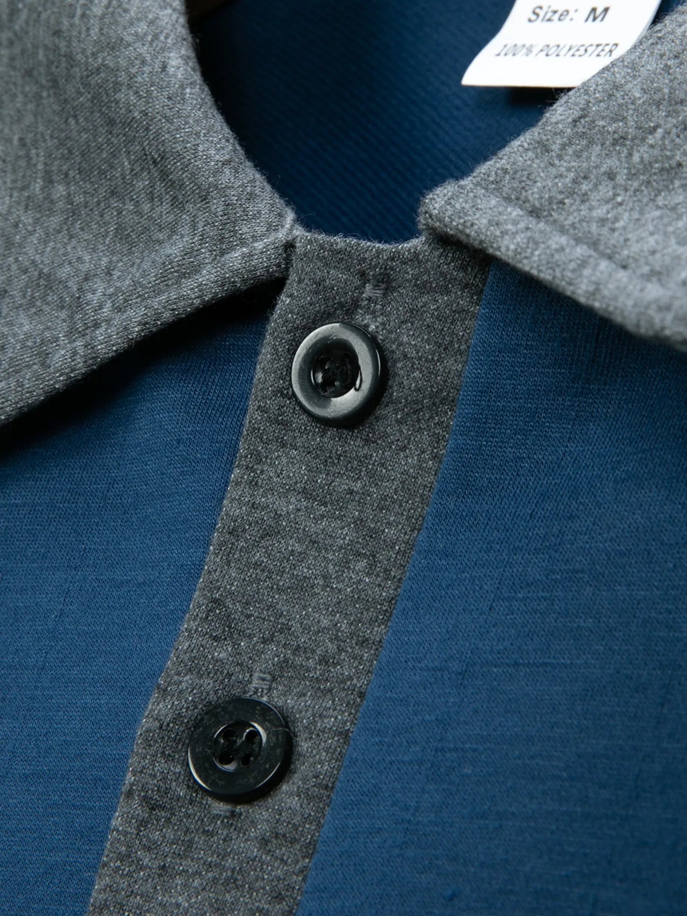 Men's Summer Short Sleeve Patchwork Turn Down Collar Smart Casual Polo Shirt