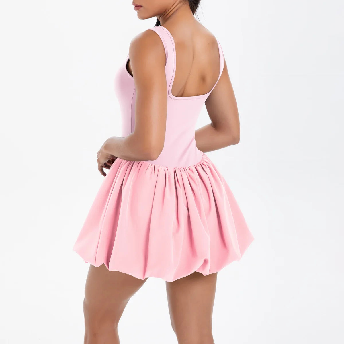 Women's One Piece Tennis Dress - Summer Quick Dry Pocket Athletic Skirt