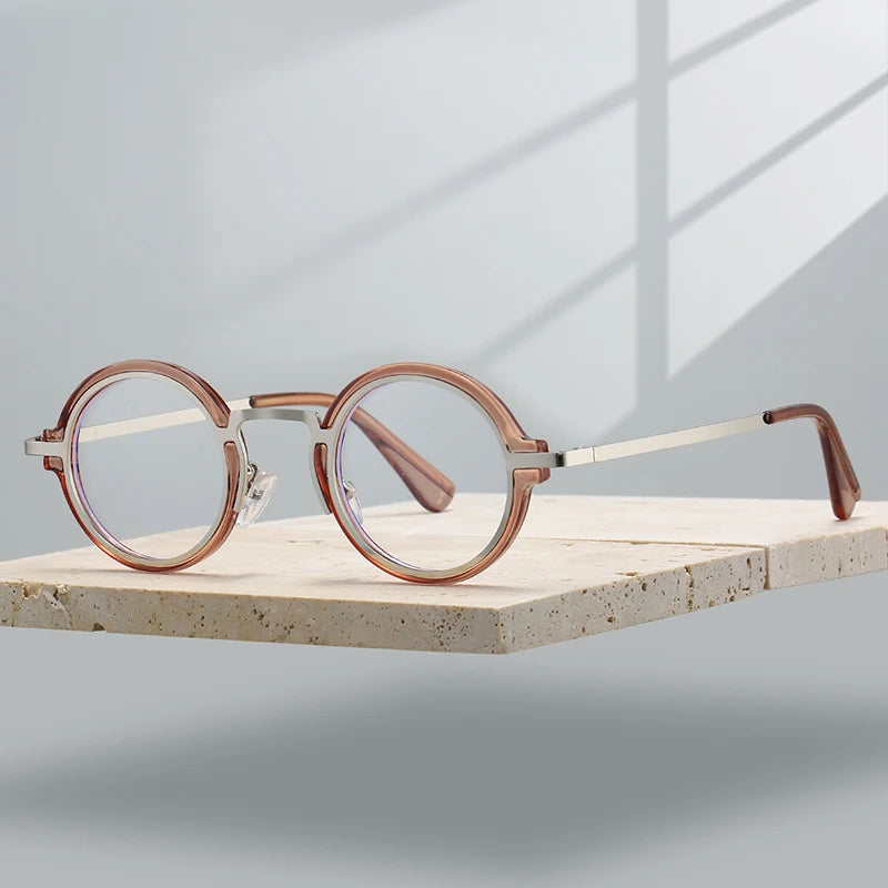 Punk Round Glasses - Blue Light Blocking Eyewear for Men & Women