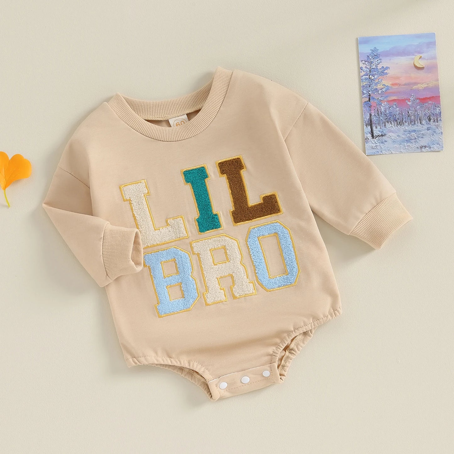 0-4Y Autumn Infant Baby Boys Romper/Babygrow T Shirts Long Sleeve Letter Embroidery Button Sweatshirt Top