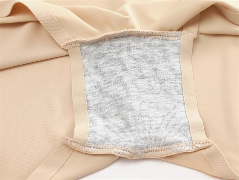 Women's Seamless Stretch Bodyshorts Low-Waist Breathable Underwear Comfortable Lingerie