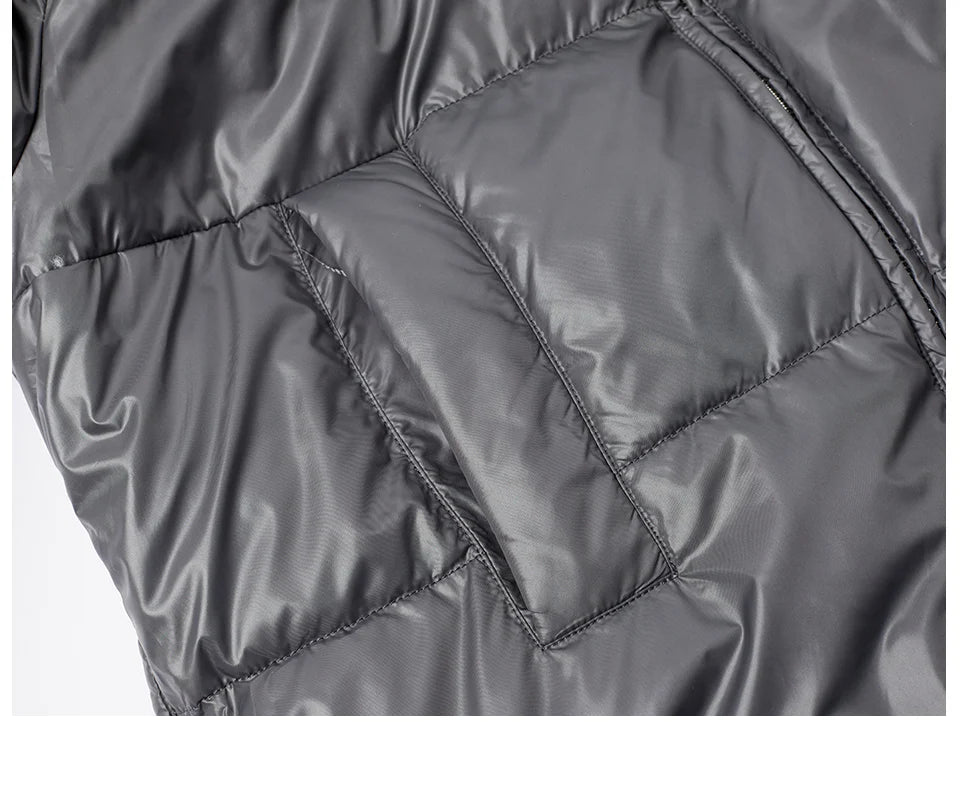 Women's Quilted Winter Parka - Plus Size Hooded Down Jacket