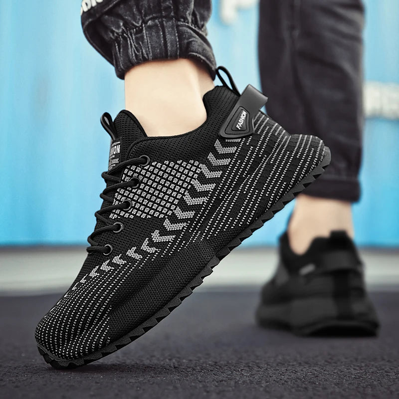 Men's Casual Platform Sports Shoes Breathable Sneakers