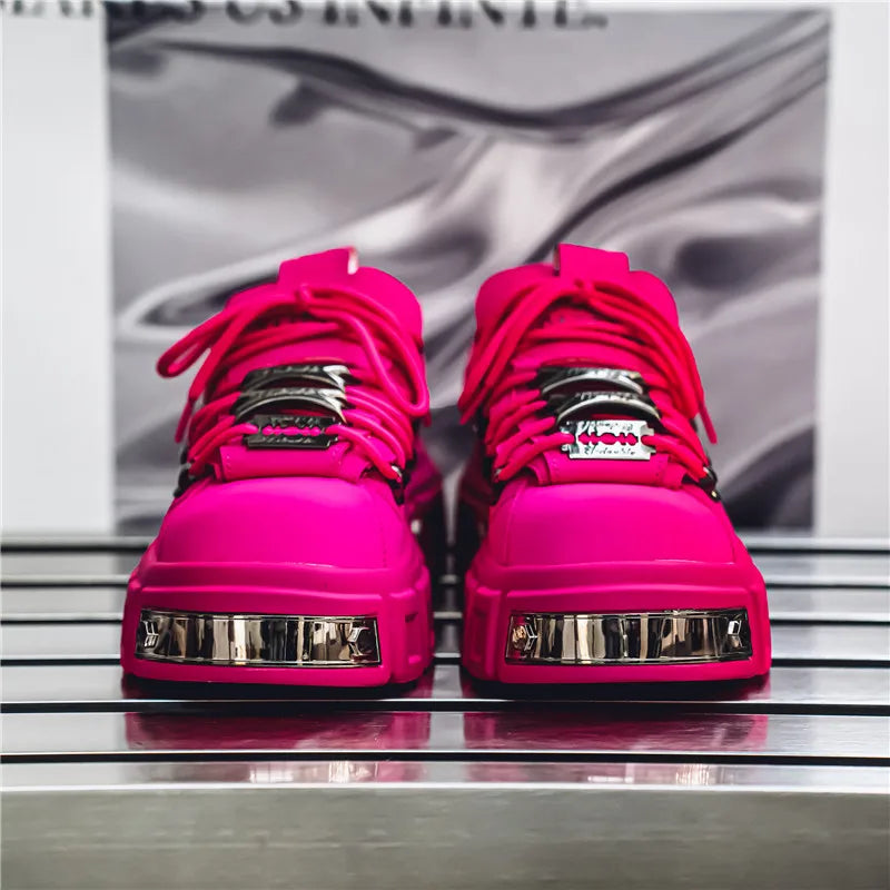Men's Metal Punk Platform Shoes