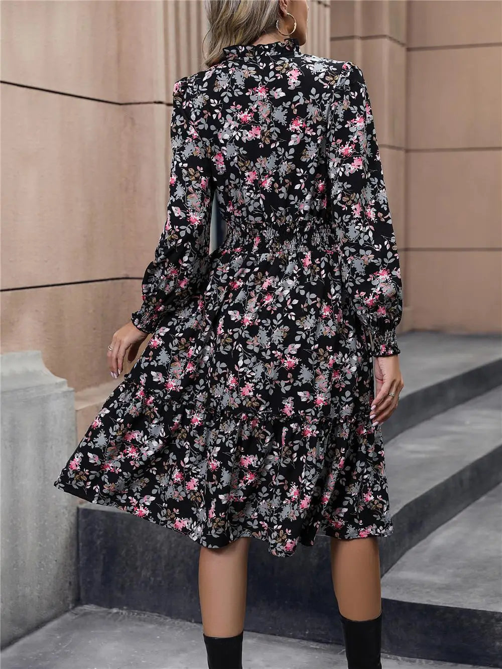 Women's Elegant V-neck Dress
