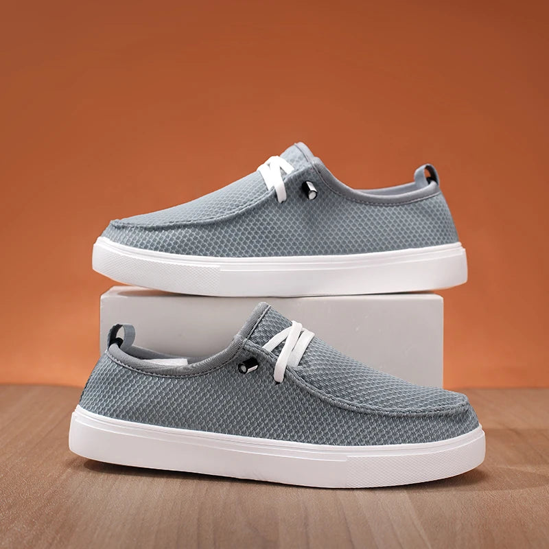 Men's Breathable Casual Sneakers - Soft Driving Running Trainers