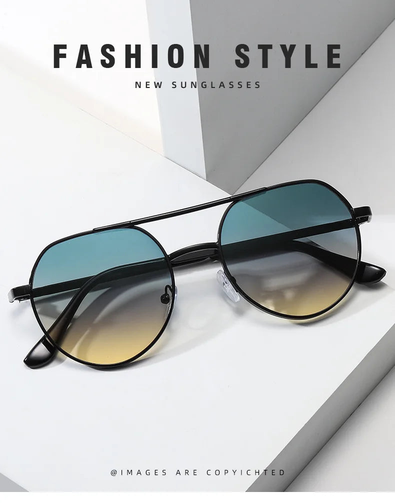 Unisex Metal Sunglasses UV400