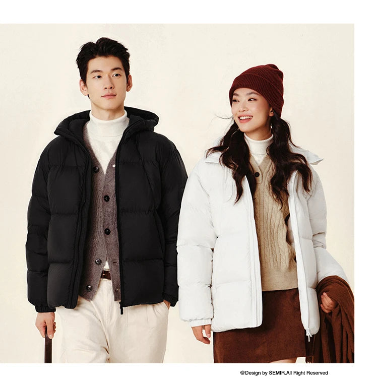 Men's Thermal Three-Proof Hooded Down Jacket - Winter Outerwear