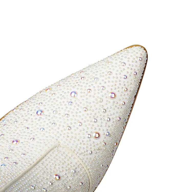 Pearl Pointed Toe Ankle Boots