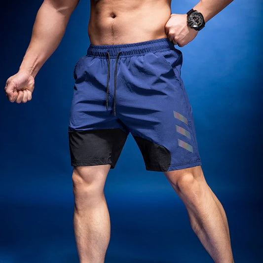 Men's Sports Fitness Quick-dry Basketball Workout Training Breathable Shorts