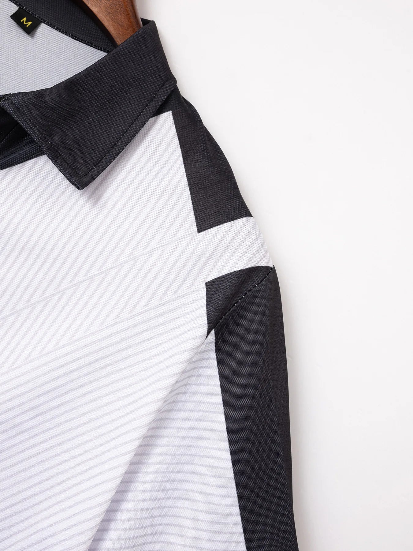 Men's Summer Print Patchwork Turn Down Collar Short Sleeve Sports Casual Polo  Zipper Shirt